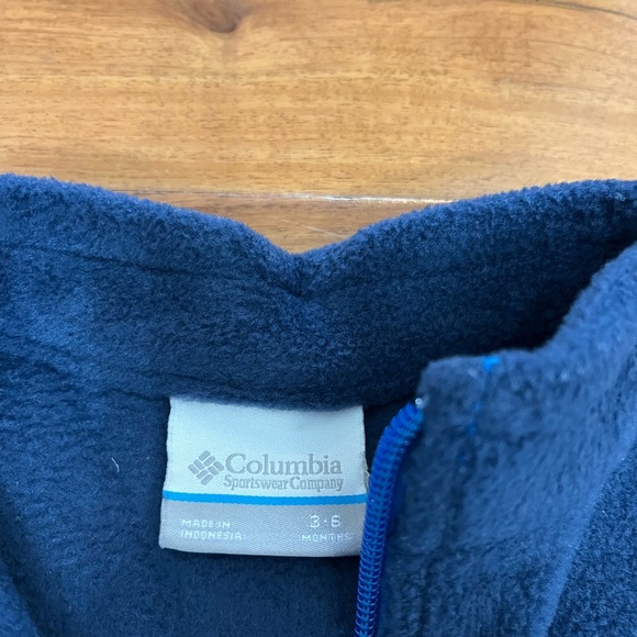 3-6 Month Fleece Columbia Jacket - Picture 2 of 2